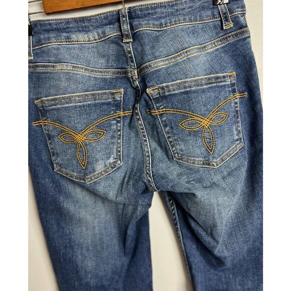 Ted Baker London Distressed Skinny Jeans Blue Stretch Denim Size 26 Women’s - Picture 6 of 6